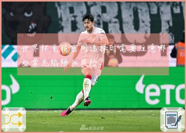 世界杯竞猜官网选择时需要注意哪些常见陷阱和风险？