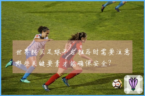 世界杯买足球平台推荐时需要注意哪些关键要素才能确保安全？