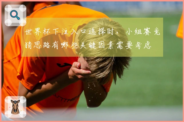 世界杯下注入口选择时，小组赛竞猜思路有哪些关键因素需要考虑
